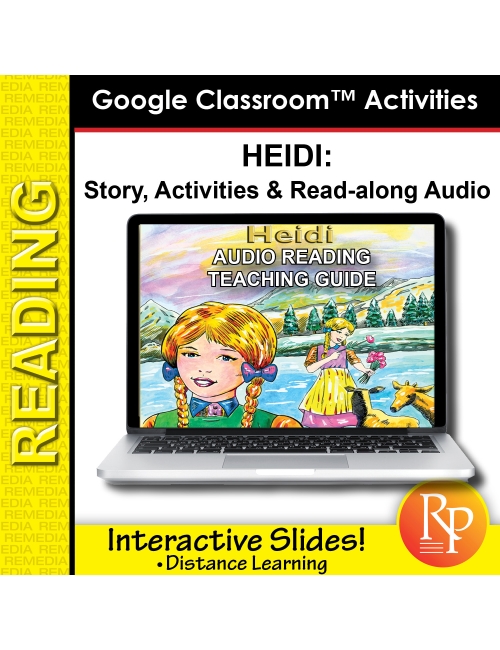 Google Slides: "Heidi" Abridged Story, Activities & Audio