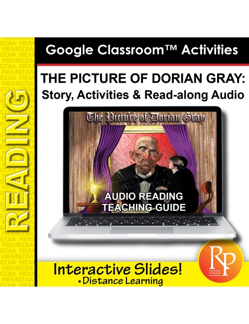 Google Slides: "The Picture of Dorian Gray" Abridged Story, Activities & Audio