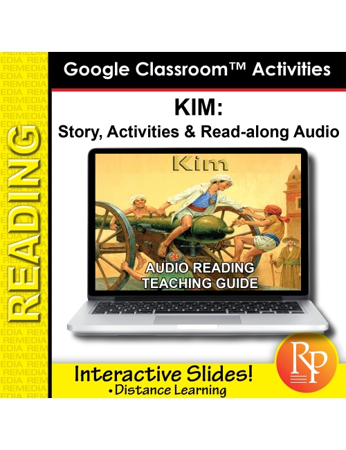 Google Slides: "Kim" Abridged Story, Activities & Audio