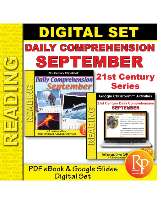 SEPTEMBER Daily Comprehension: Nonfiction Passages | Google & PDF eBook Set