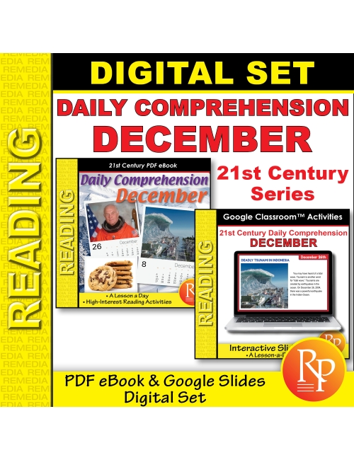 21st Century December Daily Comprehension Google & PDF