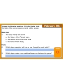 February 21st Century Daily Comprehension Activities: PDF & Google Set