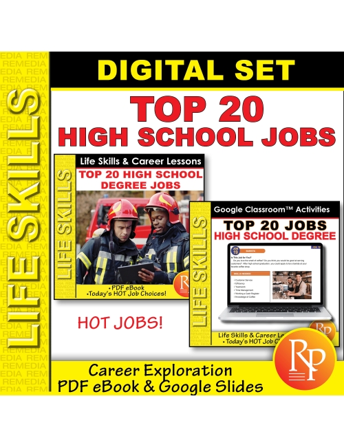 TOP 20 HIGH SCHOOL JOBS: Print & Google - Life Skills & Career Exploration