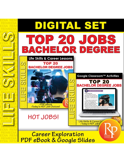 TOP 20 BACHELOR'S DEGREE JOBS: Print & Google - Life Skills & Career Exploration