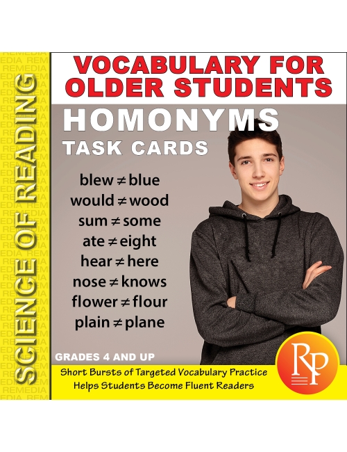 Science of Reading: Vocabulary for Older Students - Homonyms