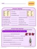 Science of Reading: Vocabulary for Older Students - Homonyms