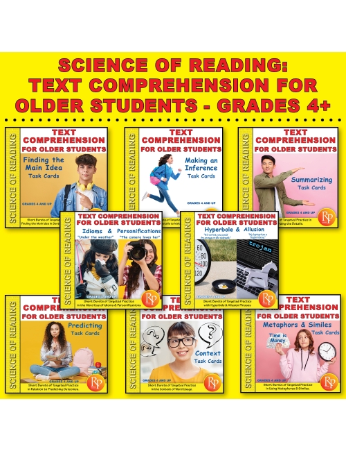 Science of Reading for Older Students Text Comprehension Set