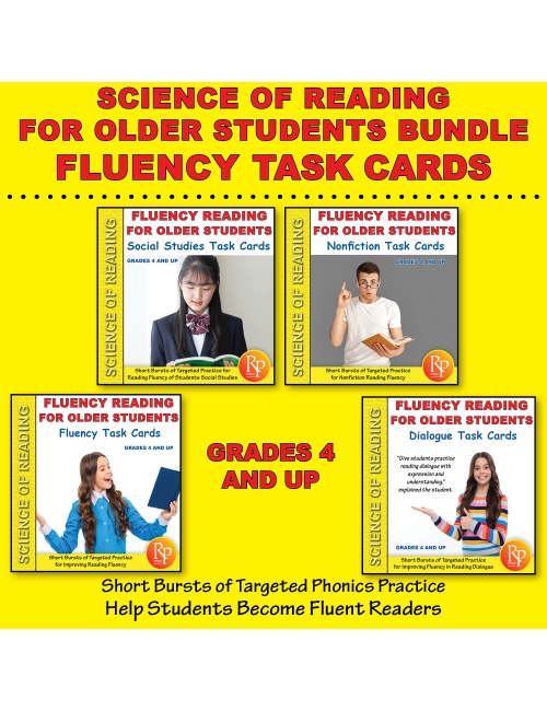 Science of Reading: Fluency Task Cards