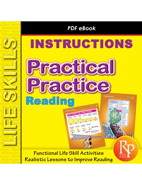 Life Skills Reading: INSTRUCTIONS - Visual Comprehension & Consumer Activities