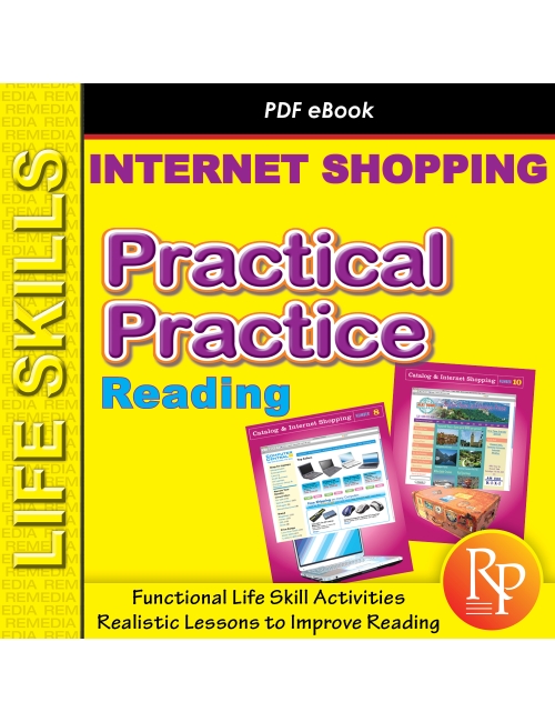 Life Skills Reading: INTERNET SHOPPING - Visual Comprehension & Consumer Activities