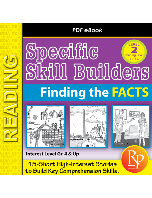 Finding Facts (Reading Level 3-4.5) | Short Passages | Comprehension Activities