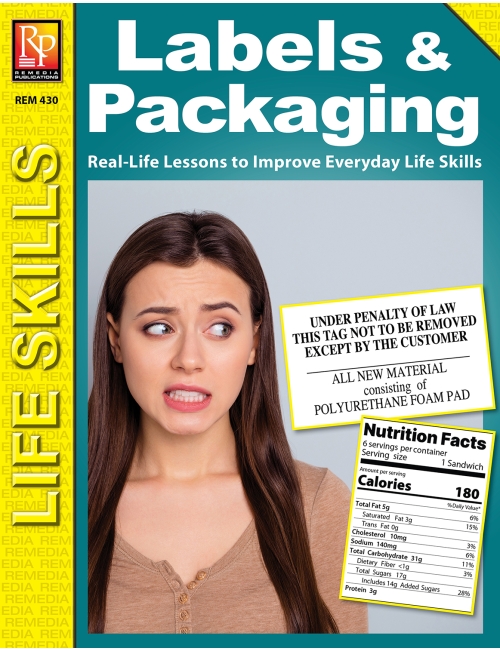 LABELS & PACKAGING: Practical Practice Reading & Life Skills - Activities