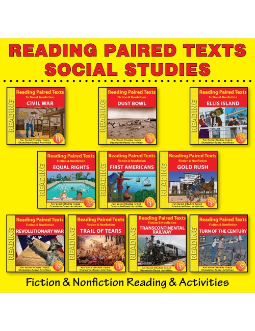 Reading Paired Texts SET - Social Studies - Chapter Slices