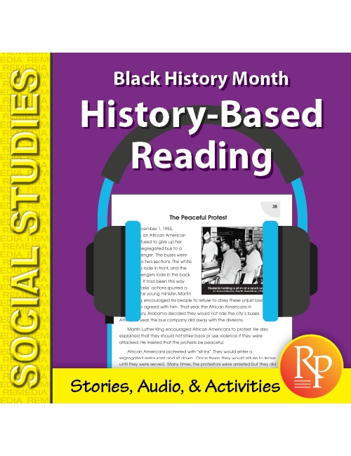 History-Based Reading: Black History Month - Stories, Audio, & Activities