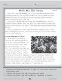 20th Century American History - World War II - Reading & Writing