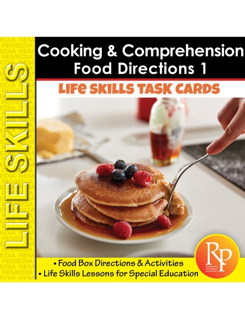 Life Skills COOKING COMPREHENSION: Packaged Foods & Directions Special Education