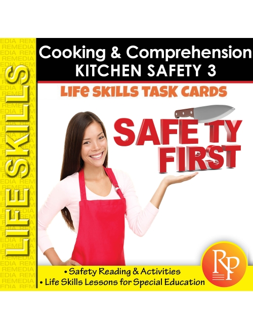 Kitchen Safety 3: Cooking & Life Skills Activities | Food Prep