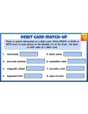 Bank Account Practice - Debit cards - Task Cards