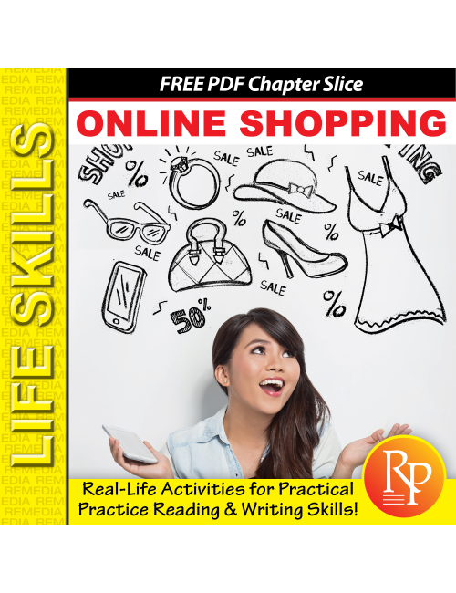 FREE Online Shopping: Practical Practice | Consumer Life Skills Activities