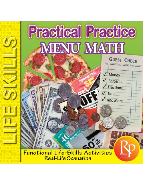 Practical Practice: Menu Math - Life Skills - Chapter Slice