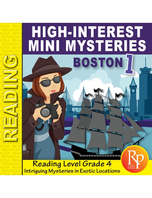 High-Interest Mini Mysteries: Boston - Level 1