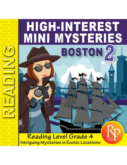 High-Interest Mini Mysteries: Boston - Level 2