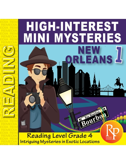 High-Interest Mini Mysteries: New Orleans - Level 1