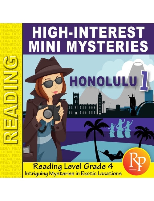 High-Interest Mini Mysteries: Honolulu - Level 1