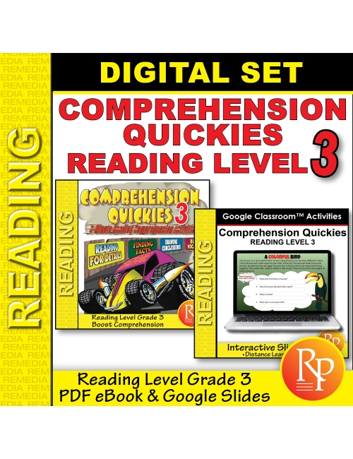 Comprehension Quickies 3: Google & PDF - Reluctant Readers - Short Stories