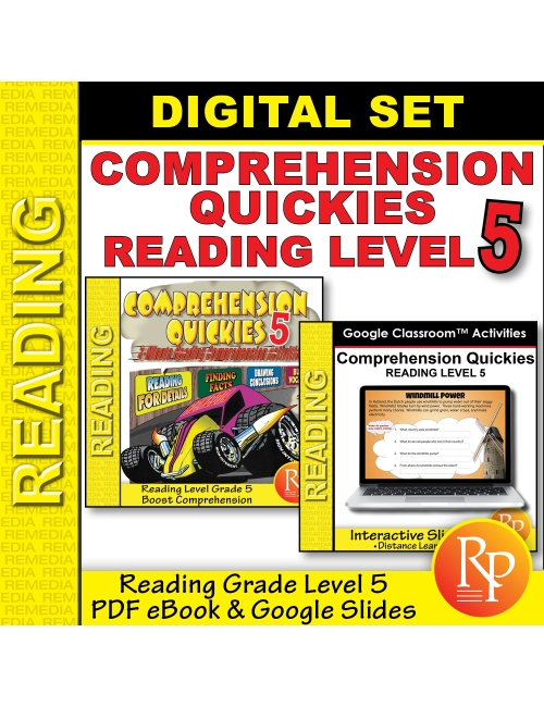 Comprehension Quickies 5: Google & PDF Set