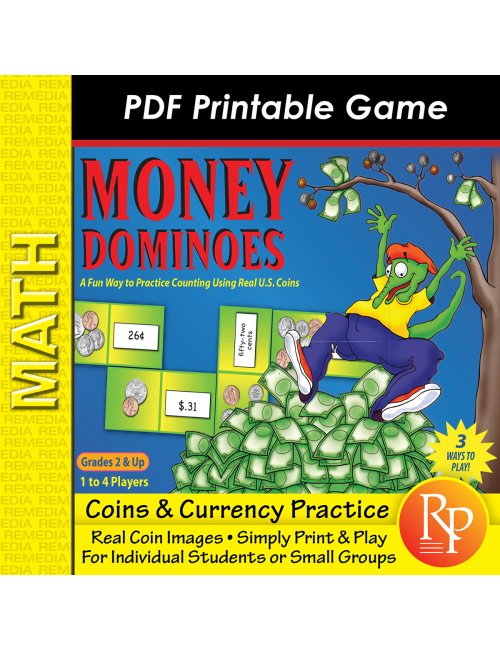 Money Math Domino Games | Adding Coins & Matching Values | Colorful & Fun