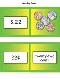 Money Learning Cards: Visual Lessons & Games - Counting Coins & Writing Amounts