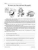 WONDER STORIES: Short Passages - Reading Comprehension Activities - Main Idea