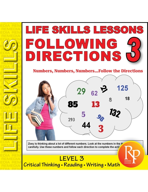 Life Skills Lessons: Following Directions Level 3: Critical Thinking - Engaging Activities - Warm-Up