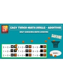 Addition: Easy Timed Math Drills PDF & Google BUNDLE - Engaging - Daily Lessons