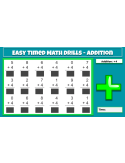 Addition: Easy Timed Math Drills PDF & Google BUNDLE - Engaging - Daily Lessons