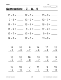 Subtraction: Easy Timed Math Drills PDF & Google BUNDLE - Engaging