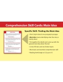 Comprehension Skill Cards - Finding The Main Idea (RL 3.0-4.5)