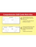 Comprehension Skill Cards - Finding The Main Idea (RL 3.0-4.5)