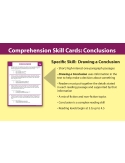 Comprehension Skill Cards - Drawing a Conclusion (RL 3.0-4.5)