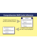 Comprehension Skill Cards - Making Inferences (RL 3.0-4.5)