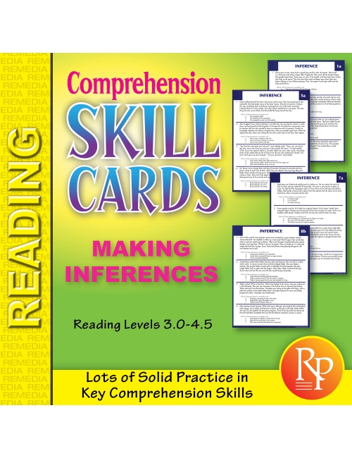 Comprehension Skill Cards - Making Inferences (RL 3.0-4.5)