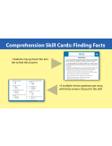 Comprehension Skill Cards - Finding Facts (RL 3.0-4.5)