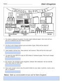 SHOPPING MALL MATH: Math Word Problems - PDF & Google Set