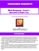 Consumer Percents - Mall Shopping: Discounts & Sales Tax Level 1 - Real World Activities