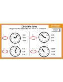 Clocks & Telling Time PDF & Google SET: Engaging Hands-on Activities - Fun