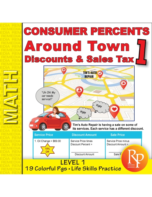 Consumer Percents - Around Town: Discounts & Sales Tax