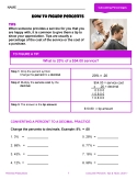 FREE Consumer Percents - Tips and Taxes 1: Math Word Problems