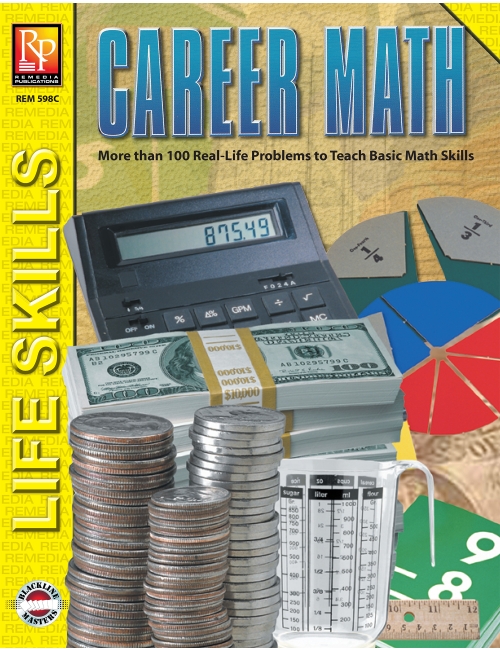 Career Math - Math at Work: 196 Life Skills Word Problems- Multi-Step Activities