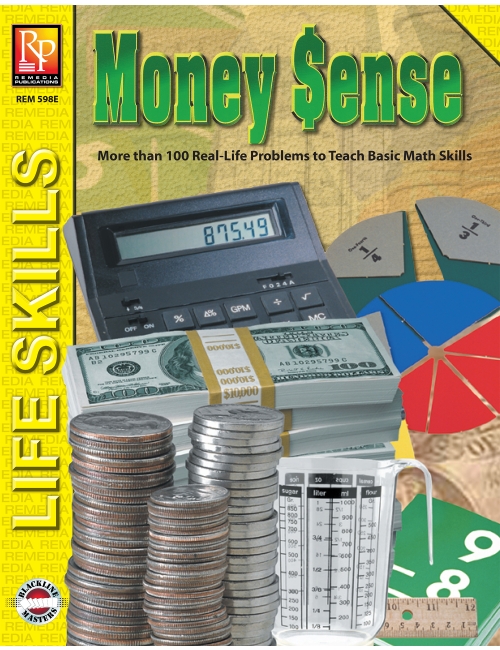 CONSUMER MATH Money Sense: 170 Life Skills Math Word Problems- Banking, Pay